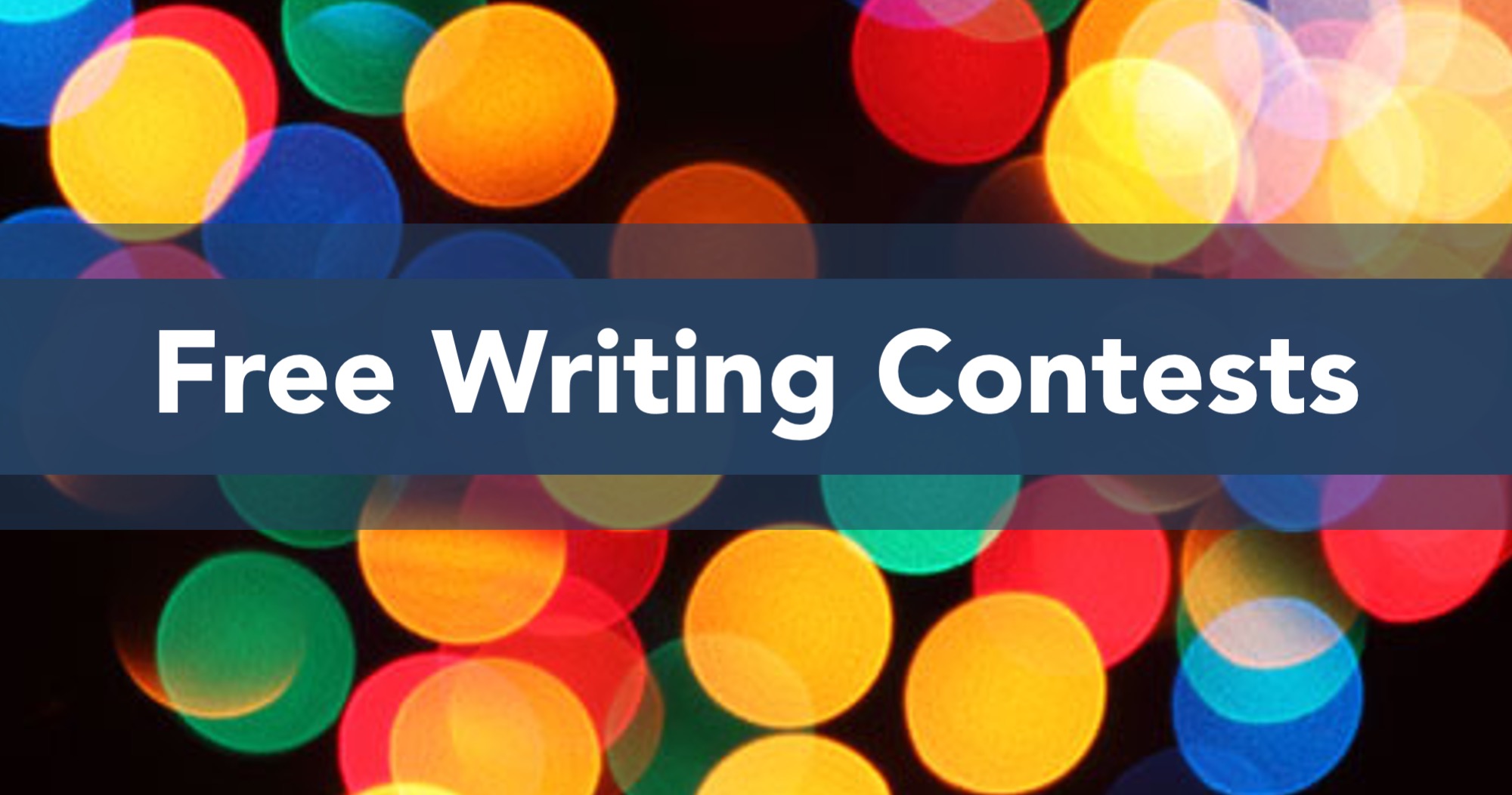 24 Free Writing Contests & Cash Grants (Up to 30,000)