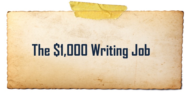 1,000 writing job