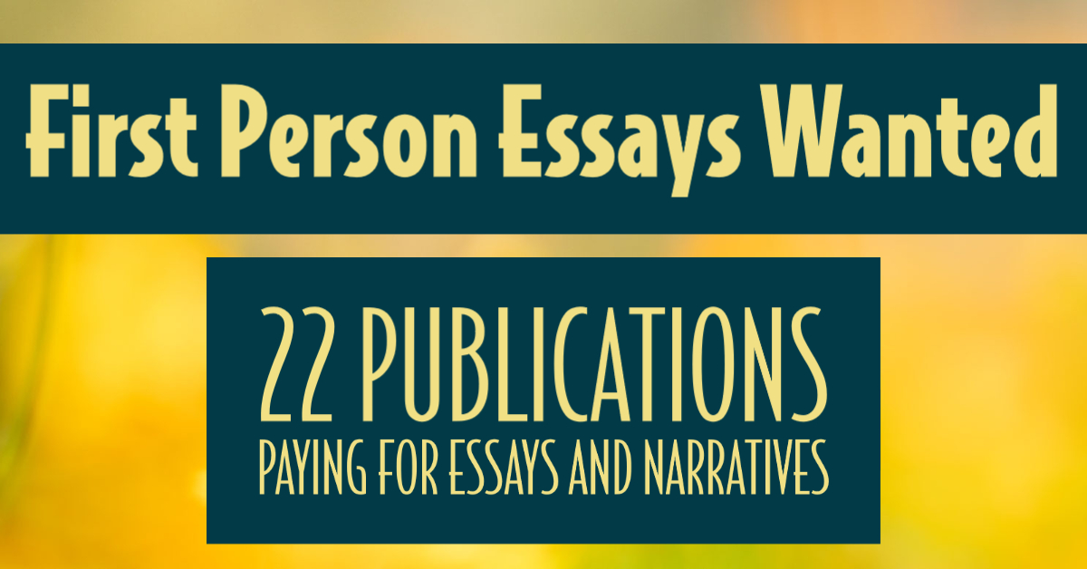publications that pay for personal essays